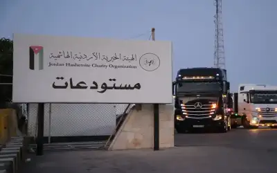 صحيفة نيسان ـ الأردن يرسل قافلة إغاثية سادسة إلى
